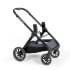Коляска 3 в 1 Agex Prima Pro 2025, Midnight Grey (Темно-серый) + Автокресло Agex i-Safe (0-13 кг), Grey (Серый)