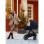 Коляска 3 в 1 Agex Prima Pro 2025, Midnight Grey (Темно-серый) + Автокресло Agex i-Safe (0-13 кг), Grey (Серый)