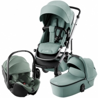 Коляска 3 в 1 Britax Roemer Smile 5Z, Jade Green (Зеленый) + Автокресло Baby-Safe Pro, Jade Green (Зеленый)