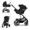 Коляска 3 в 1 Cybex Balios S Lux 2025 цвет Moon Black + Автокресло Aton