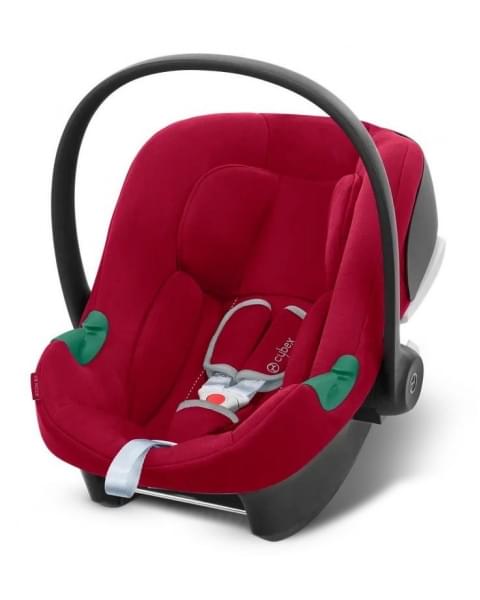Коляска 3 в 1 Cybex Priam IV Chrome Brown и автокресло Aton B2 i-Size Dynamic Red Peach Pink