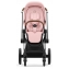 Коляска 3 в 1 Cybex Priam IV Chrome Brown и автокресло Aton B2 i-Size Dynamic Red Peach Pink