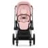 Коляска 3 в 1 Cybex Priam IV Chrome Brown и автокресло Aton B2 i-Size Dynamic Red Peach Pink