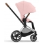 Коляска 3 в 1 Cybex Priam IV Chrome Brown и автокресло Aton B2 i-Size Dynamic Red Peach Pink