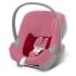 Коляска 3 в 1 Cybex Priam IV Chrome Brown и автокресло Aton B2 i-Size Dynamic Red Peach Pink