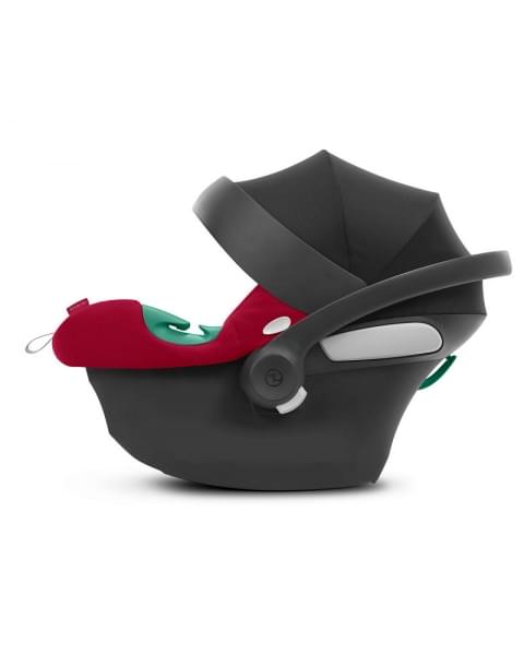 Коляска 3 в 1 Cybex Priam IV Chrome Brown и автокресло Aton B2 i-Size Dynamic Red Peach Pink