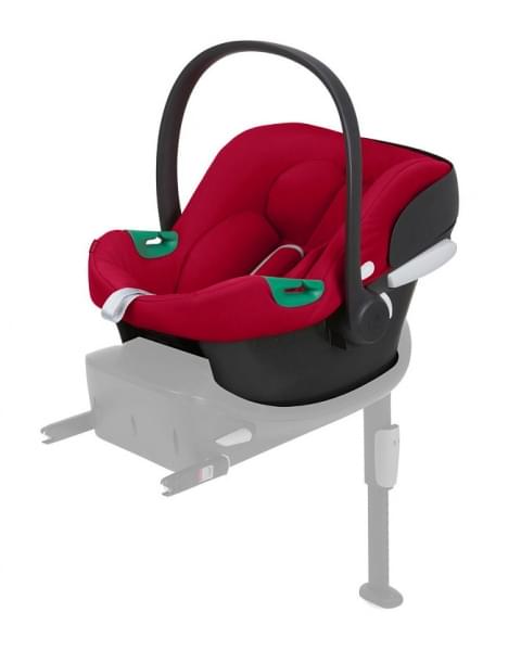 Коляска 3 в 1 Cybex Priam IV Chrome Brown и автокресло Aton B2 i-Size Dynamic Red Peach Pink