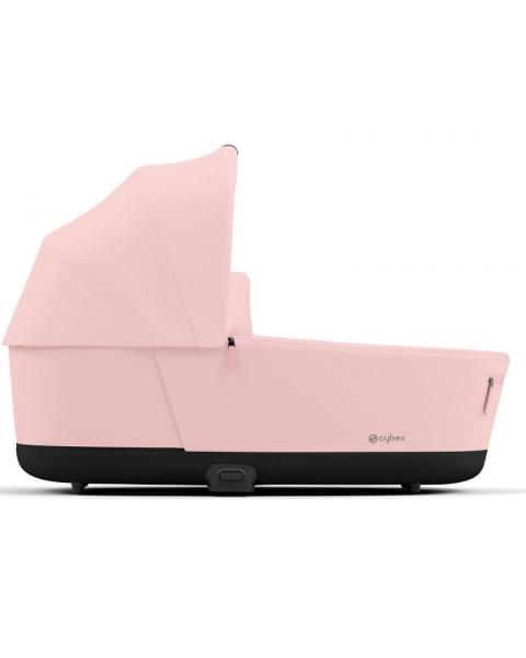 Коляска 3 в 1 Cybex Priam IV Chrome Brown и автокресло Aton B2 i-Size Dynamic Red Peach Pink