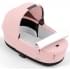 Коляска 3 в 1 Cybex Priam IV Chrome Brown и автокресло Aton B2 i-Size Dynamic Red Peach Pink