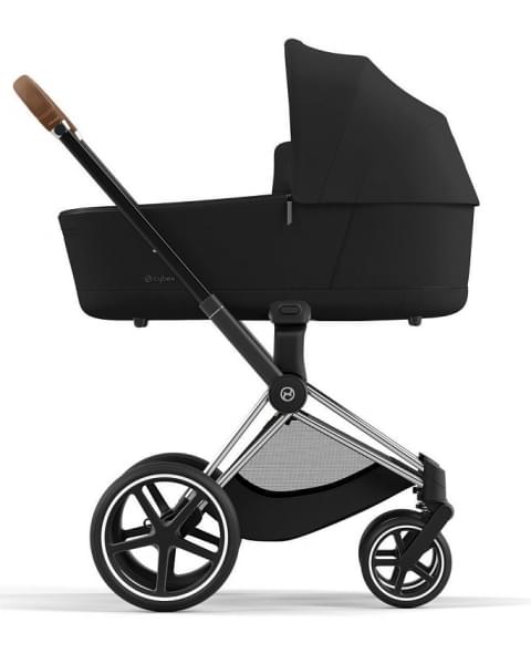 Коляска 3 в 1 Cybex Priam IV Chrome Brown и автокресло Aton B2 i-Size Dynamic Red Sepia Black