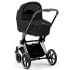 Коляска 3 в 1 Cybex Priam IV Chrome Brown и автокресло Aton B2 i-Size Dynamic Red Sepia Black