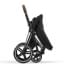 Коляска 3 в 1 Cybex Priam IV Chrome Brown и автокресло Aton B2 i-Size Dynamic Red Sepia Black
