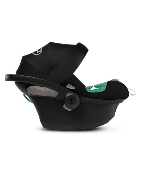 Коляска 3 в 1 Cybex Priam IV Rosegold и автокресло Aton S2 i-Size с базой Base One Peach Pink/Moon Black