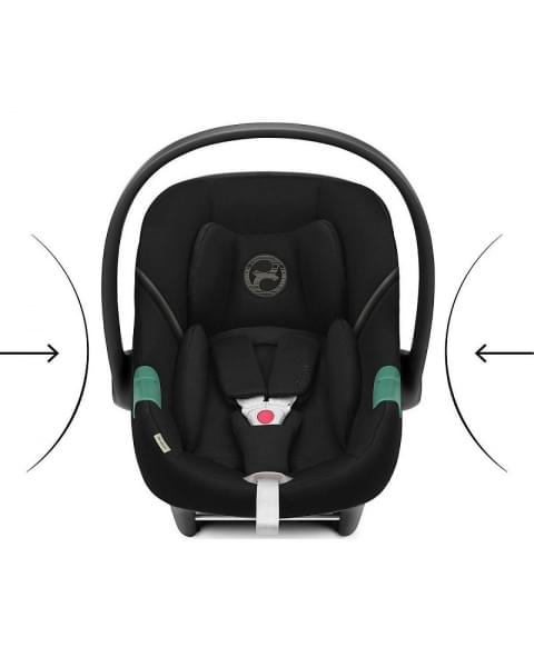 Коляска 3 в 1 Cybex Priam IV Rosegold и автокресло Aton S2 i-Size с базой Base One Peach Pink/Moon Black