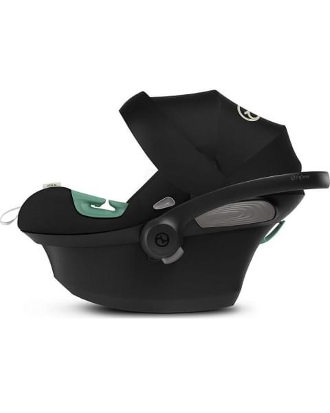 Коляска 3 в 1 Cybex Priam IV Rosegold и автокресло Aton S2 i-Size с базой Base One Peach Pink/Moon Black