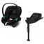 Коляска 3 в 1 Cybex Priam IV Rosegold и автокресло Aton S2 i-Size с базой Base One Sepia Black/Moon Black