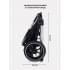 Коляска 3 в 1 Mowbaby Zoom PU silver cacao brown