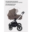 Коляска 3 в 1 Mowbaby Zoom PU silver cacao brown