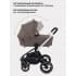 Коляска 3 в 1 Mowbaby Zoom PU silver cacao brown