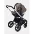 Коляска 3 в 1 Mowbaby Zoom PU silver cacao brown