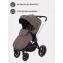 Коляска 3 в 1 Mowbaby Zoom PU silver cacao brown