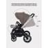 Коляска 3 в 1 Mowbaby Zoom PU silver cacao brown