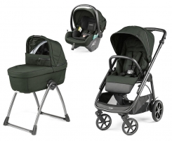 Коляска 3 в 1 Peg Perego Veloce Belvedere Lounge Green