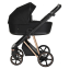 Коляска 3 в 1 Roan Sol Lux, Raven шасси Rose Gold (Черный)
