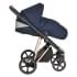 Коляска 3 в 1 Roan Sol Luxury, Mystic Blue шасси Rose Gold (Синий)
