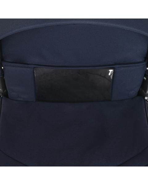 Коляска 3 в 1 Roan Sol Luxury, Mystic Blue шасси Rose Gold (Синий)
