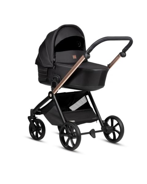 Коляска 3 в 1 Tutis Mio 3+ NEW Black Edition, Rose Gold (292)