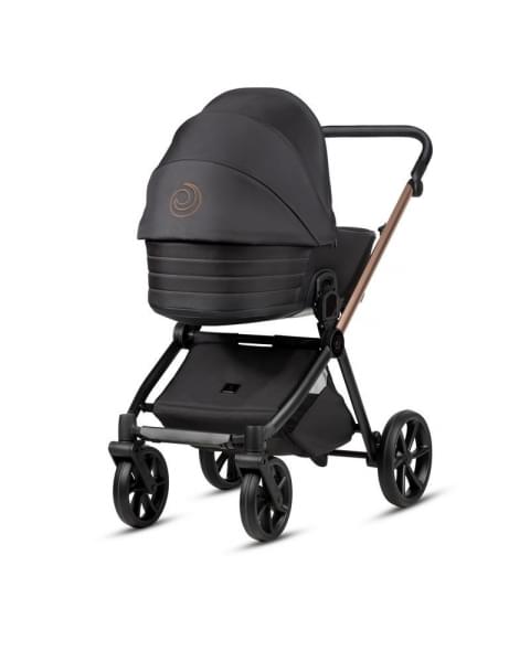 Коляска 3 в 1 Tutis Mio 3+ NEW Black Edition, Rose Gold (292)
