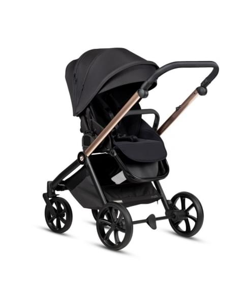 Коляска 3 в 1 Tutis Mio 3+ NEW Black Edition, Rose Gold (292)