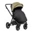 Коляска 3 в 1 Tutis Mio 3+ NEW Leather, Olive (025)