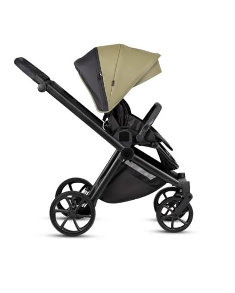 Коляска 3 в 1 Tutis Mio 3+ NEW Leather, Olive (025)