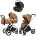 Коляска Carrello Vector CRL-6550 Vega Absolute Black 3 в 1 Coral Beige