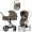 Коляска 3 в 1 Cybex Priam V Rosegold Style Coconut Brown + Cloud T Cozy Beige Plus