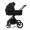 Коляска детская Peppy Monaco Plus 2 в 1 Black (черный), рама черная