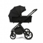 Коляска детская Peppy Monaco Plus 2 в 1 Black (черный), рама черная