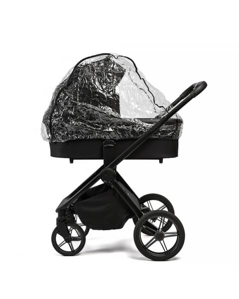 Коляска детская Peppy Monaco Plus 2 в 1 Black (черный), рама черная
