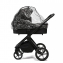Коляска детская Peppy Monaco Plus 2 в 1 Black (черный), рама черная