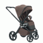 Коляска детская Peppy Monaco Plus 2 в 1 Black (черный), рама черная