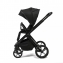 Коляска детская Peppy Monaco Plus 2 в 1 Black (черный), рама черная