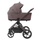Коляска детская Peppy Soho 2 в 1 Brown (коричневый), рама серо-бежевый