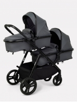 Коляска для двойни 2 в 1 Rant Basic Dualo Graphite
