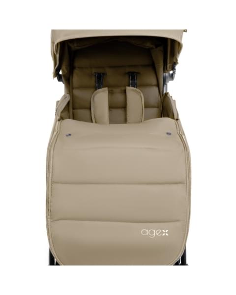Коляска прогулочная Agex Mini LX, Beige (Бежевый)