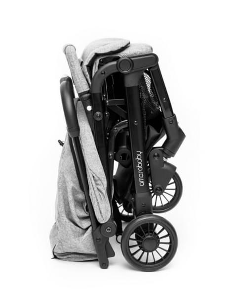Коляска прогулочная Amarobaby Voyager, Серый