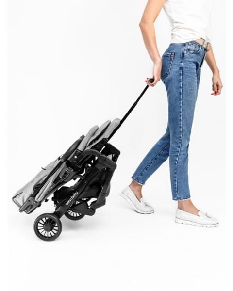 Коляска прогулочная Amarobaby Voyager, Серый