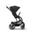 Коляска прогулочная Cybex Balios S Lux New 2023 шасси Black, Moon Black (Черный / шасси Черный)