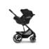 Коляска прогулочная Cybex Balios S Lux New 2023 шасси Black, Moon Black (Черный / шасси Черный)